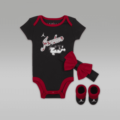 Jordan Sky Rookie 3 Piece Boxed Set Baby 3 6M 3 Piece Set. Nike DK